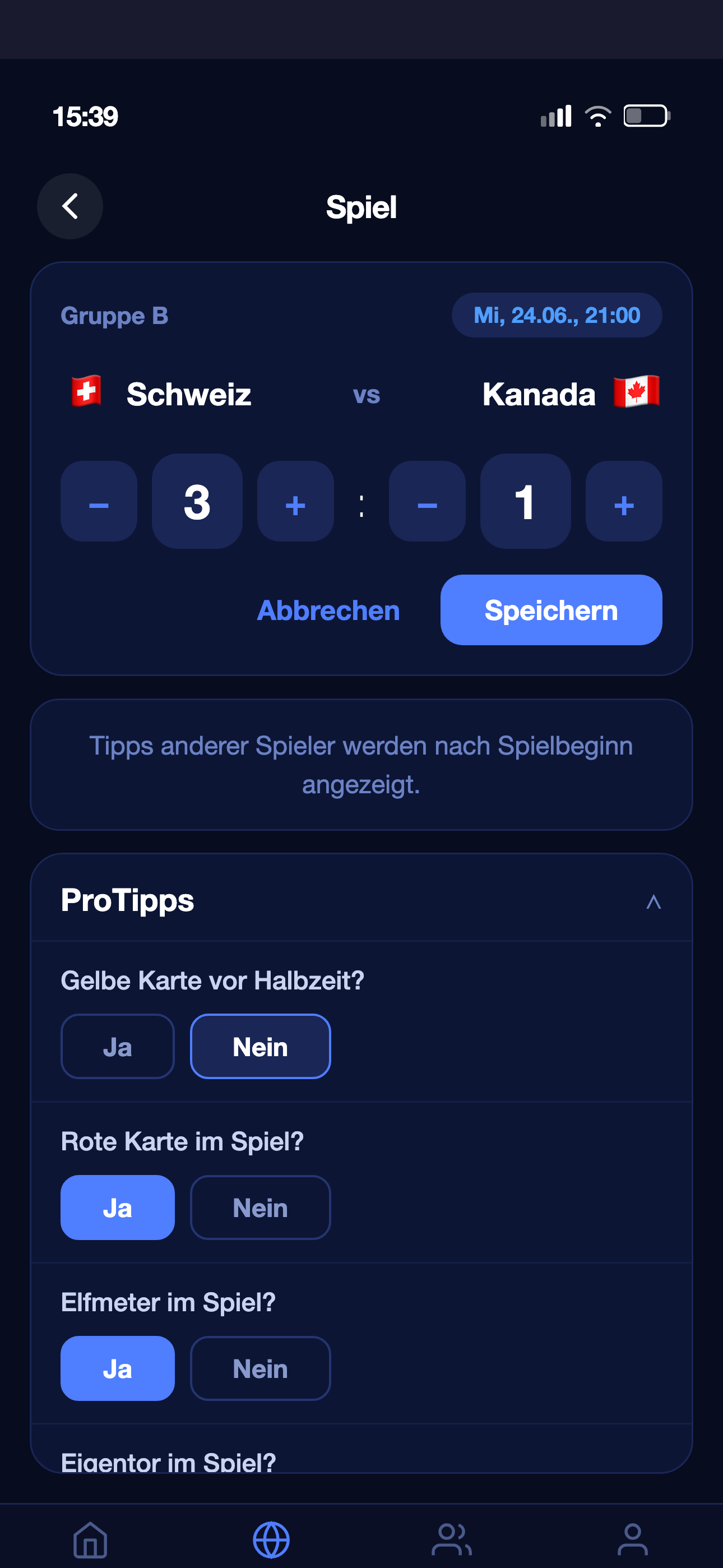 Tipp eingeben – WM 2026 Ergebnis & ProTipps – TeamTipp